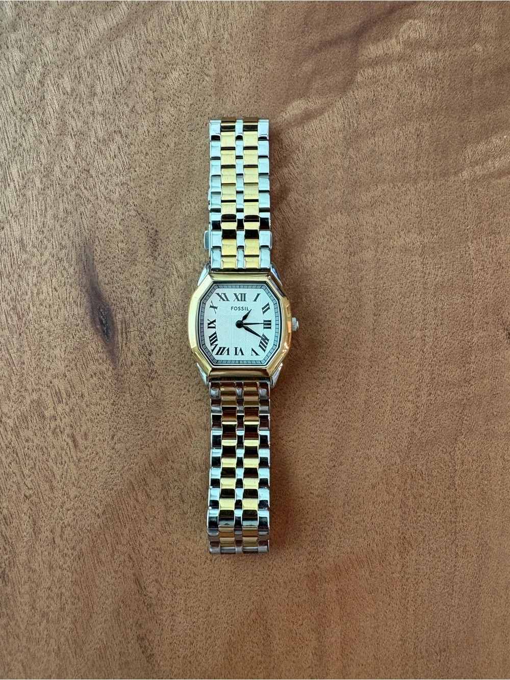 Fossil Two-Tone Harlow Watch in Gold and Silverr